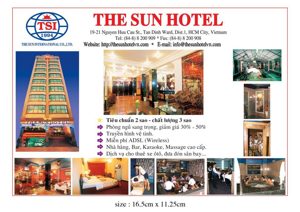 The Sun Hotel Ho Chi Minh City Bagian luar foto